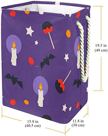 Inhomer Cute Candle model spălătorie mare împiedică haine pliabile impermeabile coș pentru îmbrăcăminte organizator de jucării, Decor de casă pentru baie în dormitor