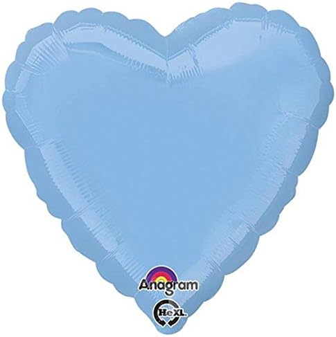 Anagram Balloon cu folie albastră a pastei inimii, 18