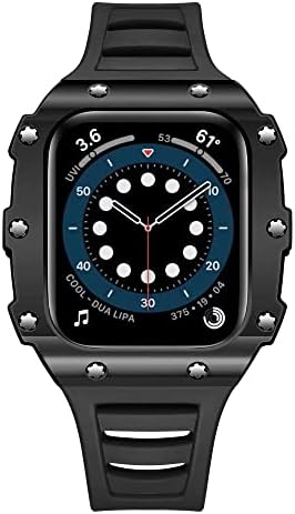Kit de modificare a fibrelor de carbon BEFIA pentru Band Watch Watch 41mm 45mm Case de lux pentru Iwatch SE 8 7 6 5 4 40mm 44mm Brățară de ceas