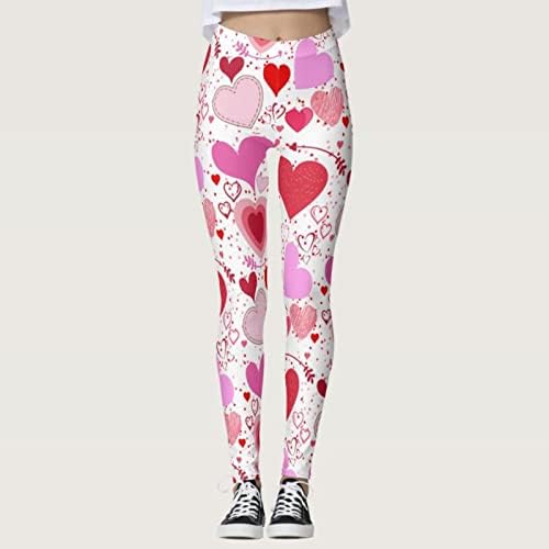 Pantaloni de Yoga Talie Înaltă cu buzunare imprimare dungi de Ziua Îndrăgostiților jambiere pantaloni Lovesy Pilates femei alergare pentru Yoga