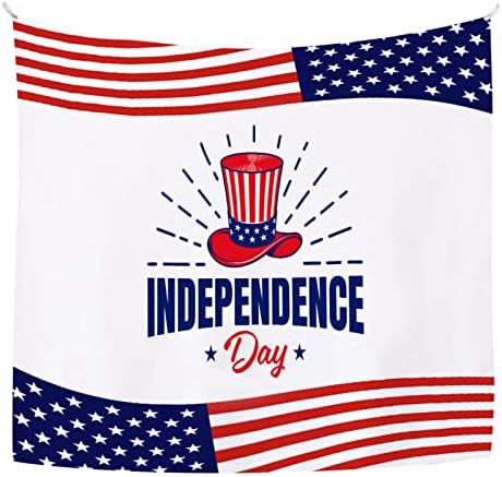 Ihtha American Flag Patriotic Foto Background Pânză Independență Ziua Petrecei Decor pentru petreceri pentru bărbați pentru bărbați