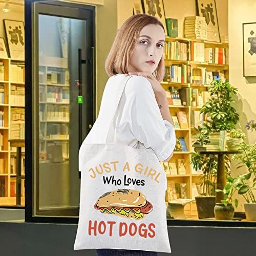 LEVLO amuzant Hot Dog cosmetice sac alimente iubitor cadou doar o fată care iubește Hot Dog machiaj fermoar pungă sac Hot Dog iubitor cadou pentru femei Fete