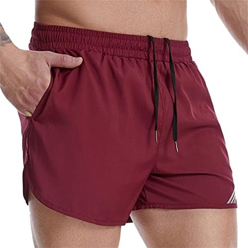 Rtrde bărbați pantaloni scurți Moda Vara buzunar fermoar culturism Pantaloni Casual Atletic pantaloni scurți pentru bărbați