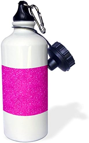Imaginea 3Drose a sclipitorului strălucitor roz de lux de lux elegant Sticlă de apă cu sclipici, 21 de uncii