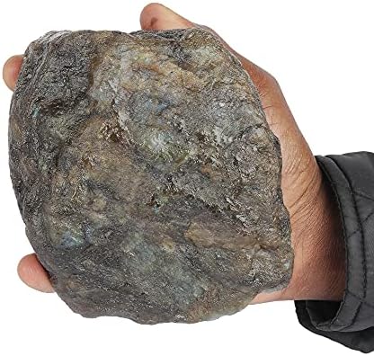 7190 Ct. Vindecare cristal clar Labradorit piatră prețioasă brută piatră de vindecare brută pentru Yoga, meditație, curățarea aurei FJ-302