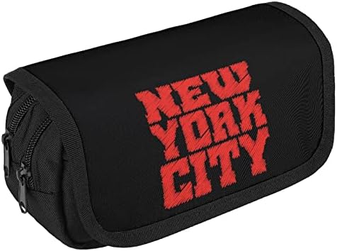 New York City Pencil Carcasă pentru pen pungă de machiaj de mână pentru machiaj de mare capacitate de mare capacitate de mare capacitate cadou portabil pentru călătorii