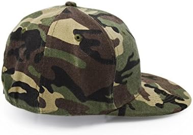 UltraKey Plat Refuz Capac, Armata Militare Camo Baseball Cap Camuflaj Hip Hop Plat Bill Simplu Snapback Pălării
