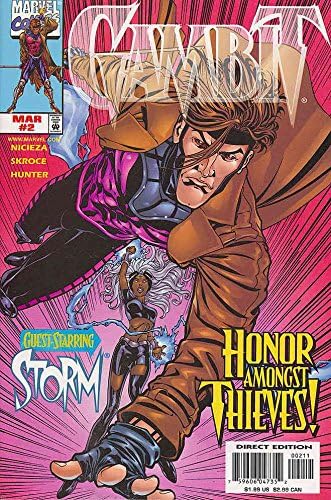 Gambit # 2 VF; Marvel carte de benzi desenate / furtună