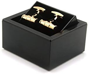 Anncus Elegant Plastic Cufflinks cutie neagră Flip dreptunghiul cu manșetă de depozitare carcasă de depozitare afișare bijuterii Cutie de ambalare pentru bărbați cadou ZA5723