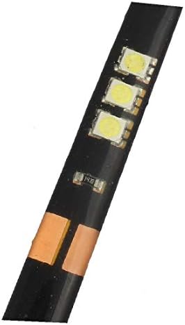 X-DREE 60cm 12V RGB 50mm x 50mm lumină LED cu 30 de lumini roșii (60cm 12V RGB 50mm x 50mm LED con 30 Rojo