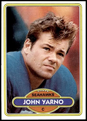 1980 Topps # 399 John Yarno Seattle Seahawks NM/MT Seahawks Idaho