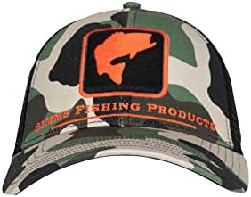 Pălărie de camionetă cu pictogramă Simms Bass, șapcă Snapback cu pește