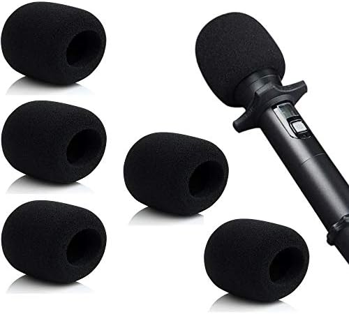 capac microfon iKapok pentru sm58 wireless Mic spuma parbriz parbriz 5 Pack