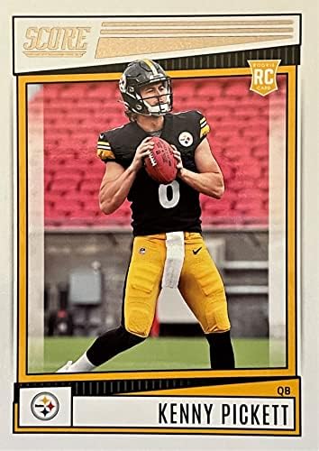 Nou 2022 Panini Scor Authentic Kenny Pickett Football Rookie Card - Pittsburgh Steelers