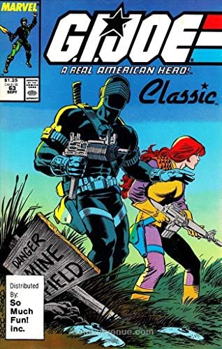 G. I. Joe, un adevărat erou American # 63 GD; carte de benzi desenate Marvel / clasic atât de distractiv