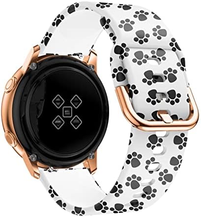 MURVE 18mm Silicon Priting Watchband Breep pentru Garmin Vivoactive 4S/Vivomove 3S/Venu 2s Smart Watch Brățară Brățară Sport