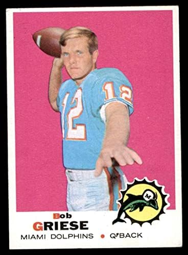 1969 Topps Football 161 Bob Griese Miami Dolphins Excelent