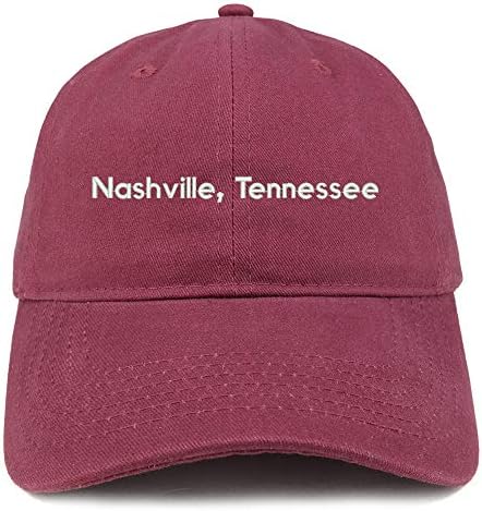 Magazin de îmbrăcăminte la modă Nashville Tennessee brodat pălărie de bumbac nestructurat