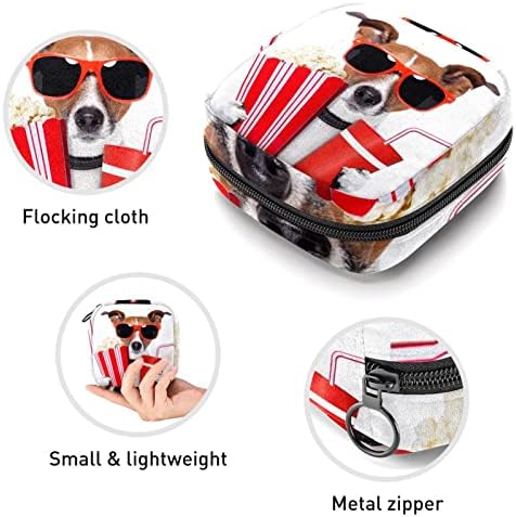 Pungi de depozitare pentru șervețele sanitare suport pentru tampoane pentru alăptare drăguț Animal câine portabil perioadă Kit geantă Feminină produs Husă pentru femei Fete