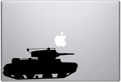 Războiul Mondial 2 II - Versiunea tancului 6 - Armură militară clasică - 5 Black Vinyl Decal Sticker Car MacBook Laptop