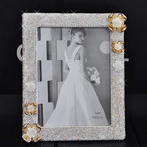 Zhaolei Crystal Flower Foad Frame de nuntă Decor de nuntă Cadru de fotografii pentru acasă Cadouri de nuntă Cadou de nuntă