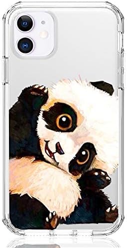HuiyCUu Compatibil cu iPhone 12 Mini 5.4 Carcasă, Drop anti-alunecare anti-alunecare Protejați un animal alb drăguț imprimat