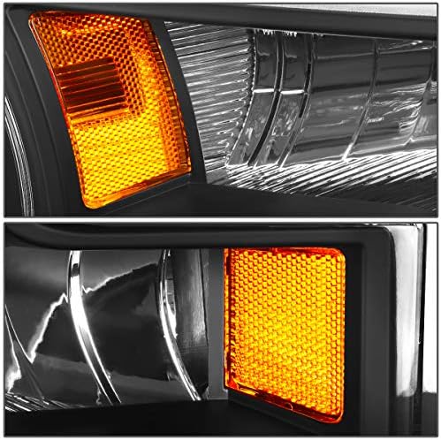 FO2503335 OE Style pasager / partea dreaptă carcasă neagră lampă far compatibilă cu Ford F150 15-17