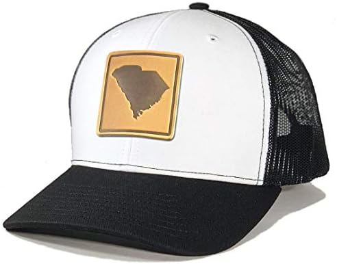 Homeland Tees bărbați Carolina de Sud piele Patch camionagiu pălărie