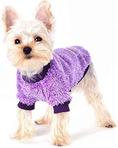 Haine de câine de iarnă pentru câini mici băiat fată Yorkie Chihuahua Flanel cald Flanel Pulover Pantou Pet Puiț Îmbrăcăminte