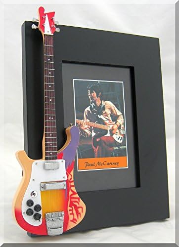 ArtStStudio35 Paul McCartney Miniature Guitar Photo Frame Beatles 2