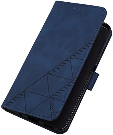 IMEIKONST caz pentru Nokia G100, Premium PU piele portofel caz Flip Folio construit în Kickstand Card titularul Închidere magnetică capac de protecție pentru Nokia G100, Albastru YB4