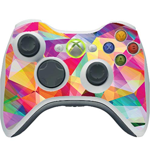 Bright Rainbow poligon Design vinil Decal autocolant piele de egeek amz pentru Xbox 360 Wireless Controller