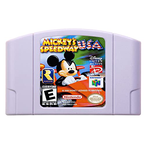 Noi N64 jocuri cartuș Mickey Speedway Statele Unite ale Americii versiunea SUA NTSC pentru N64 consola carte de joc