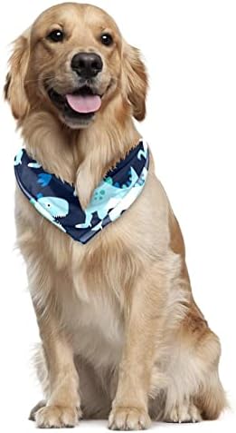 Câine bandana - 2 pachete pentru animale de companie ideale, eșarfă zilnică de gât pentru pisici mici până la câini mari, bandane