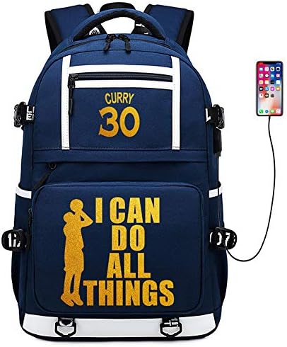 ShangYing Magazin jucător de baschet stele Curry multifuncționale Rucsac Travel fani sac laptop Daypack