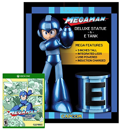 Mega Man Statue & amp; E-Tank cu Mega Man Legacy Collection joc-Xbox One Ediție specială