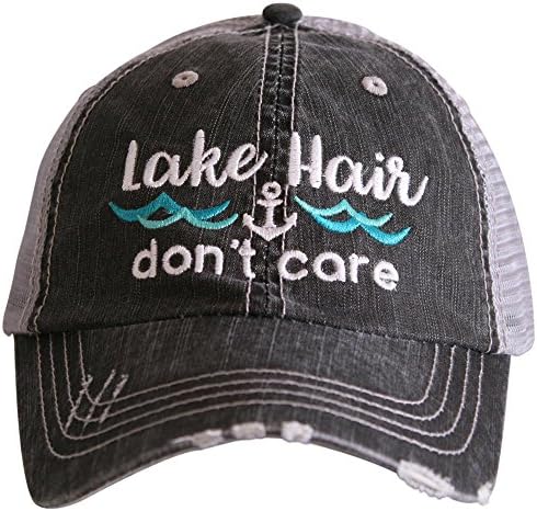 Katydid Lake Hair Don't Care Baseball Cap - pălărie de camioane pentru femei - pălărie de soare drăguță elegantă