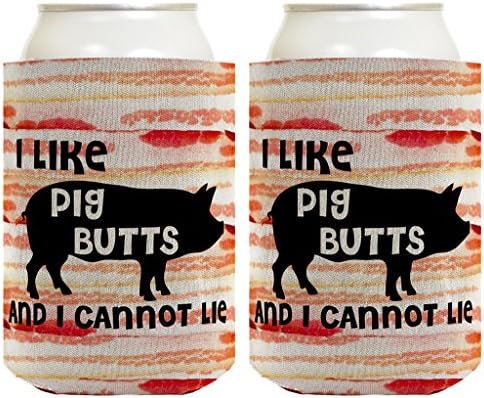 Amuzant bere coolie îmi place butt -uri de porc bacon bbq grătar grill carne bucătar