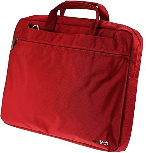 Geantă de călătorie rezistentă la apă roșie navitech - compatibilă cu laptop Dell Latitude 7530 15.6