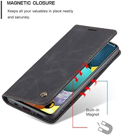 Carcasă Samsung Galaxy A51 5g, portofel Samsung A51 5G cu suport pentru Card Kickstand Magnetic, Carcasă din piele Flip Wallet