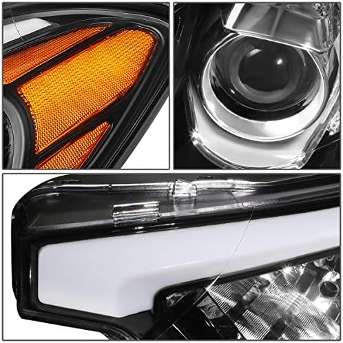 Auto Dynasty KI2502170 OE stil șofer / stânga proiector faruri lampă compatibil cu Forte 5 Koup 14-16 negru/ chihlimbar