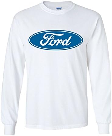 Licențiat Ford Logo cu mânecă lungă Tricou Noutate Fomoco Truck Mustang Performanță