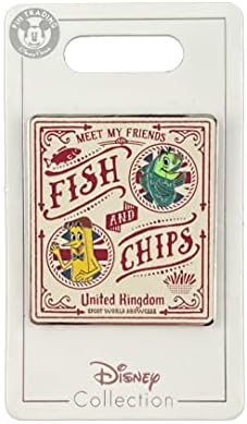 Disney Pin-EPCOT World Showcase-Marea Britanie-Faceți cunoștință cu prietenii mei Fish and Chips Sign