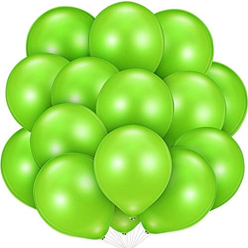 48 piese Lime baloane Lumina Verde Baloane Heliu Verde Latex balon pentru nunta mireasa Baby Shower Birthday Party Decoratiuni