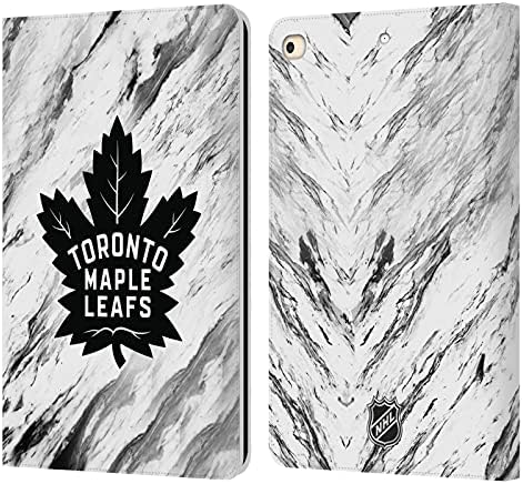 Head Case Designs Licențiat în mod oficial NHL Marble Toronto Maple Leafs Cartea din piele Portofel Copertă Compatibil cu Apple