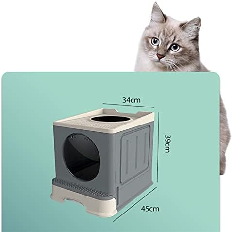SLATIOM mare animal de companie toaletă Bedpan anti Splash închis pisici Litter Box Pisici Câine tava cu Scoop curat toaletă acasă plastic nisip cutie Consumabile