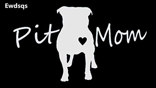 Bluegrass Decals Pit Bull Pit Mom Pitbull Dog Decal Decal