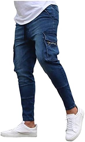 Blugi skinny Diyago pentru bărbați plus dimensiuni hipster streetwear vintage designer de modă pantaloni din denim slim se