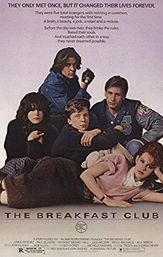 BuyartForless the Breakfast Club 1984 36x24 Cult Movie Art Poster Print
