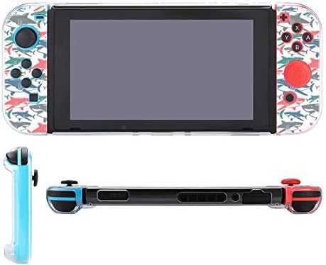 Carcasă pentru Nintendo Switch Rechin Cinci piese Setați Accesorii pentru consolă de joc de acoperire de protecție pentru comutator